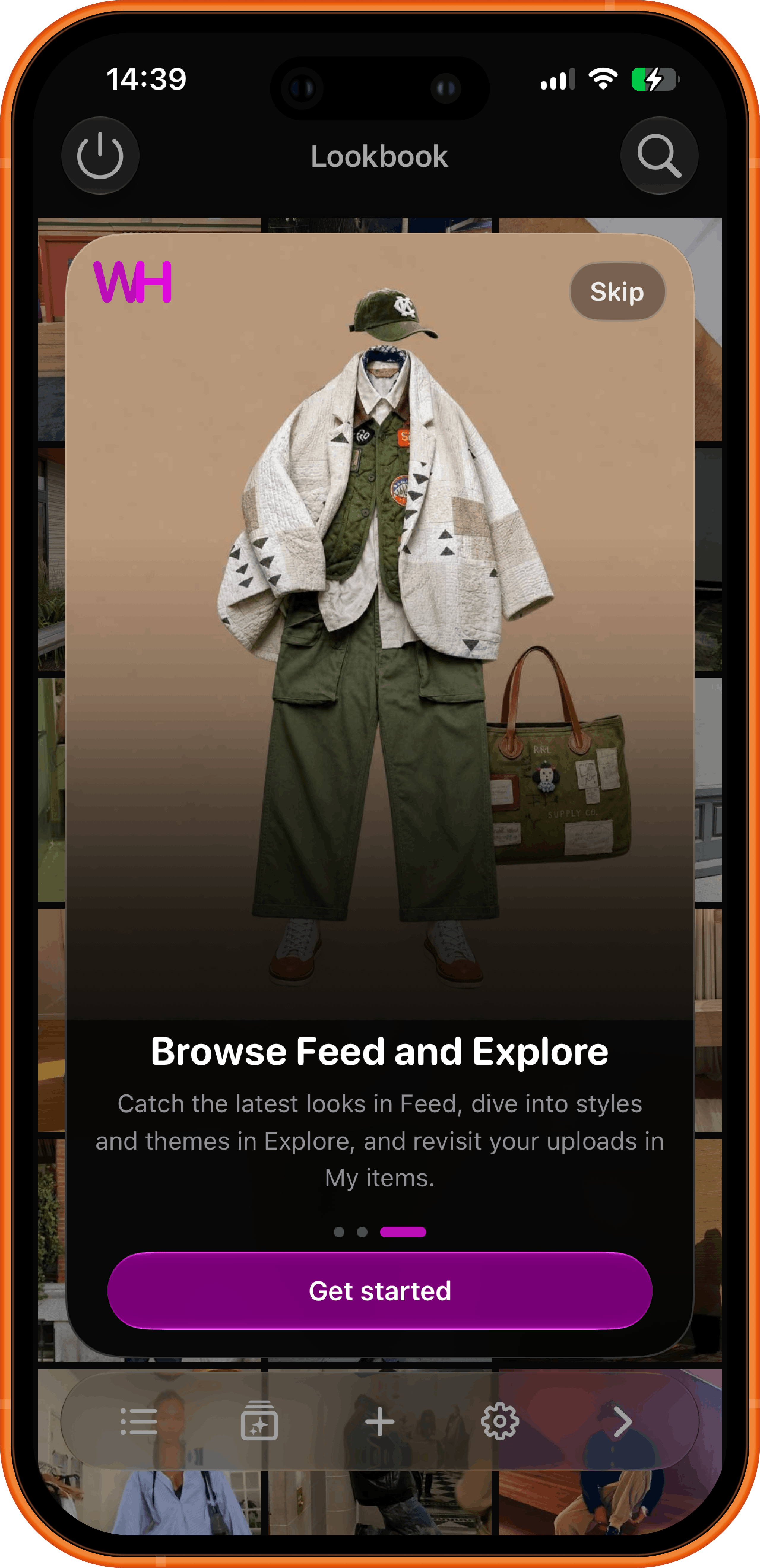 Wearhouse Lookbook, browse Feed and Explore